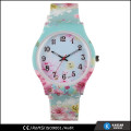 flower watches with plastic back, plastic watch case